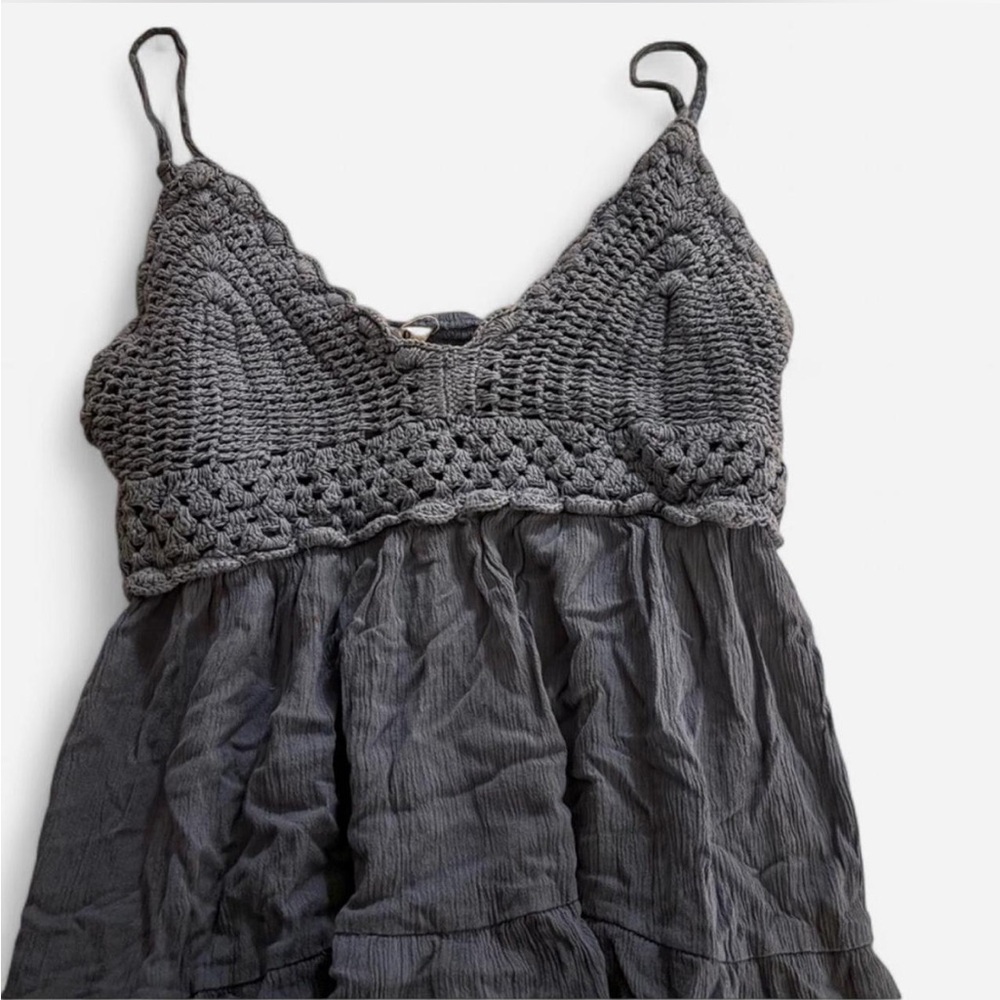 Crochet High Low Dress 🌞